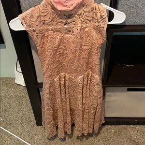 Blush pink modern/ballet dance costume dress